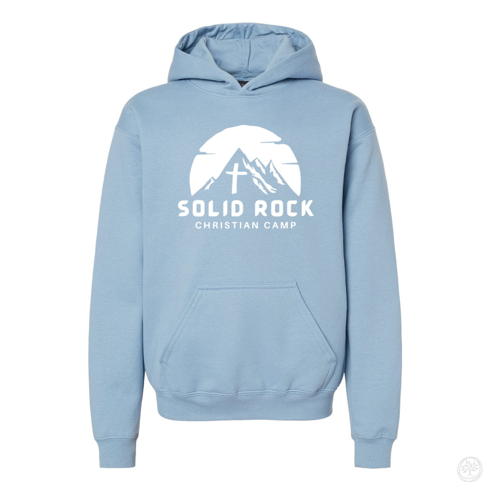 Solid Rock Logo YOUTH Midweight Hooded Sweatshirt